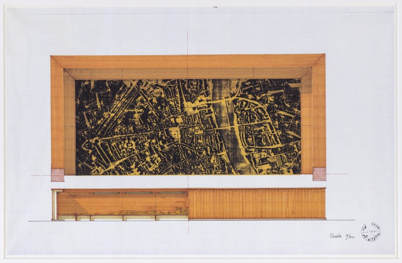 Ontwerp Bonnefantenmuseum: ombouw stadsmaquette