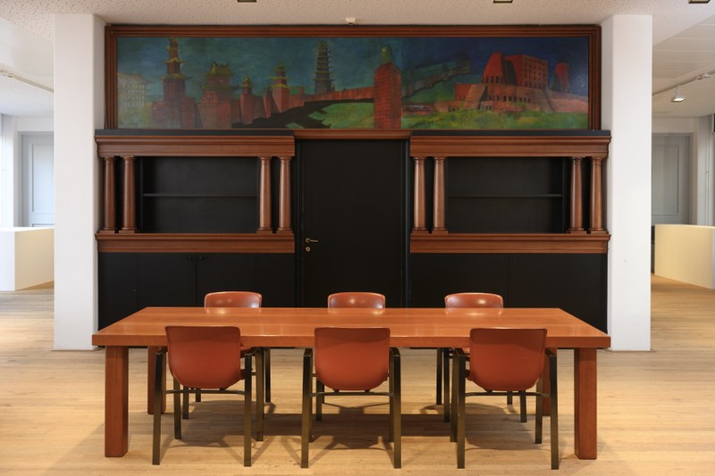 Schilderij voor bar Grand Café Bonnefantenmuseum