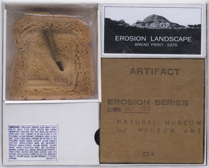 Erosion Landscape Bread Print, No. 80