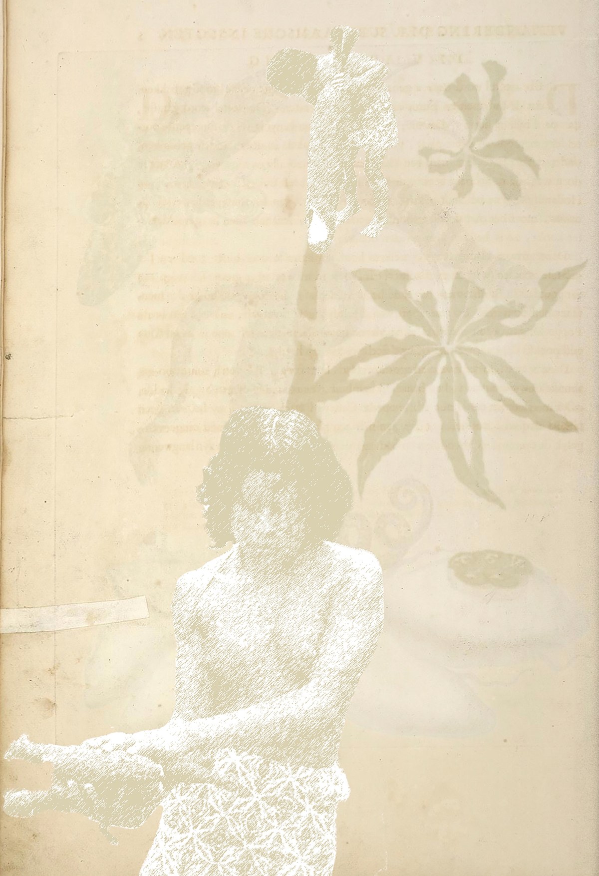 patricia kaersenhout, Of Palimpsest & Erasure (detail), 2023 textiel.