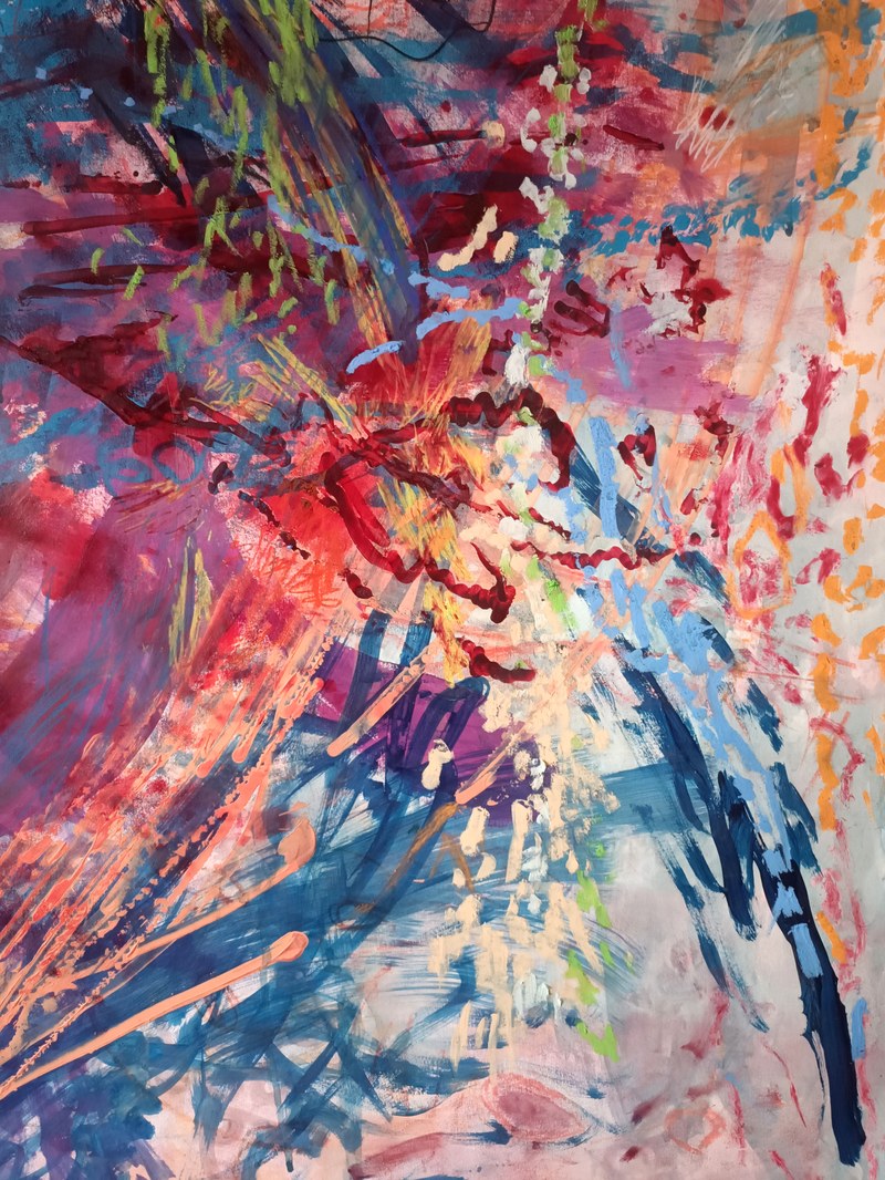 Workshop expressief schilderen met Anisa El Margai