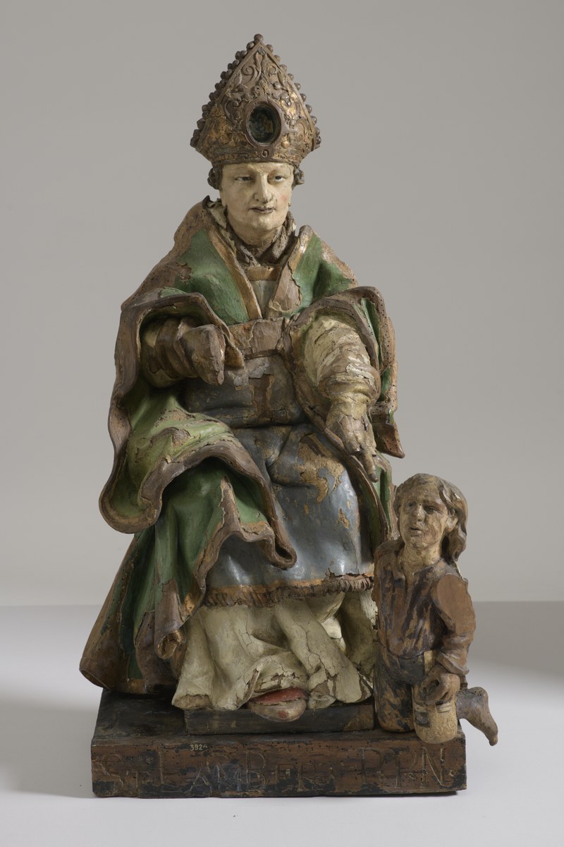 H. Bisschop vermoedelijk in H.Martinus veranderd, met kreupel 'jongetje'  aan zijn voeten