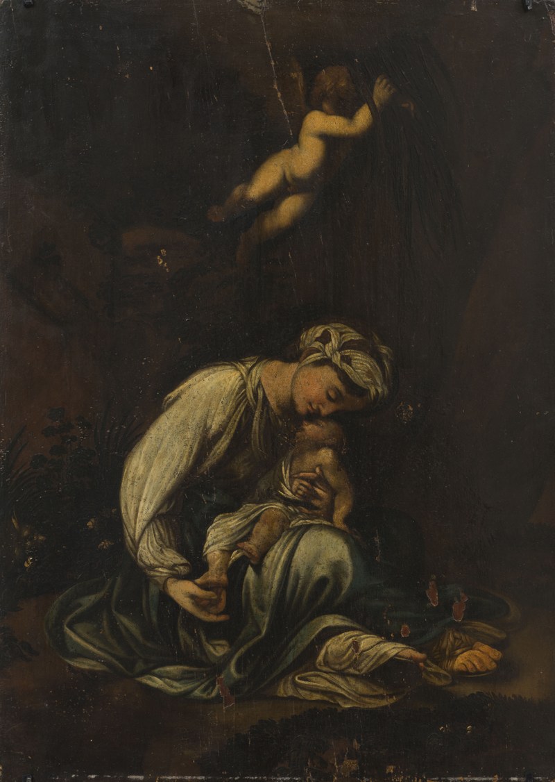 Madonna met engel