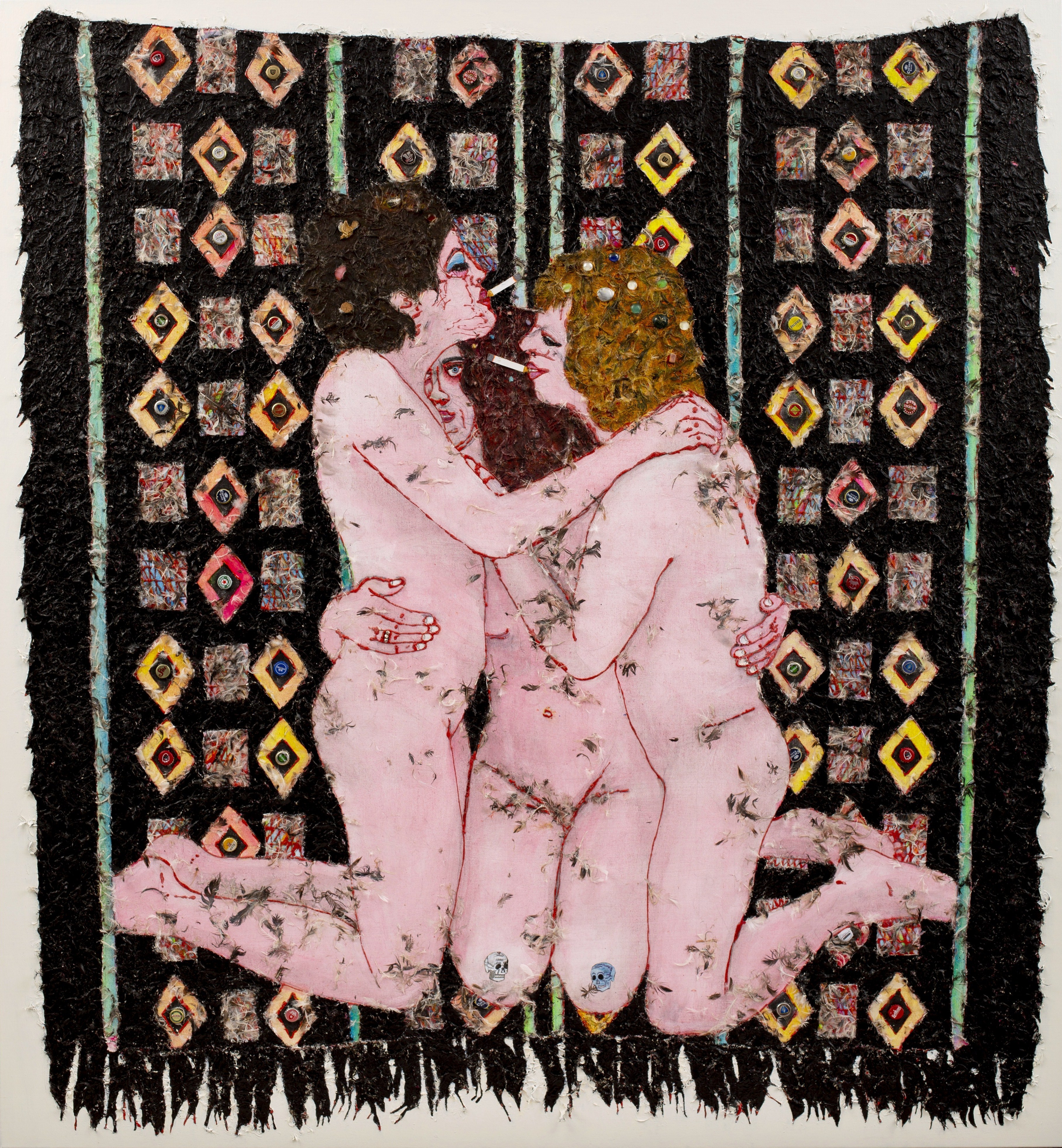 Afbeelding: Rik Meijers, Blanket (three), 2020. Foto: Bert Janssens