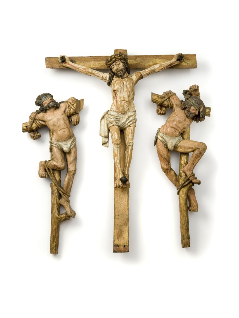 Christus aan het kruis tussen de beide moordenaars